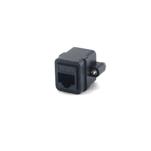 Giunto RJ45 cat.6 frutto keystone pannello UTP con viti colore nero - Oniroview