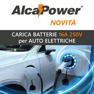 Carica Batteria Auto Elettrica 3.5KW 16A 250V Spina Schuko e Cavo Tipo 2 4,2 mt