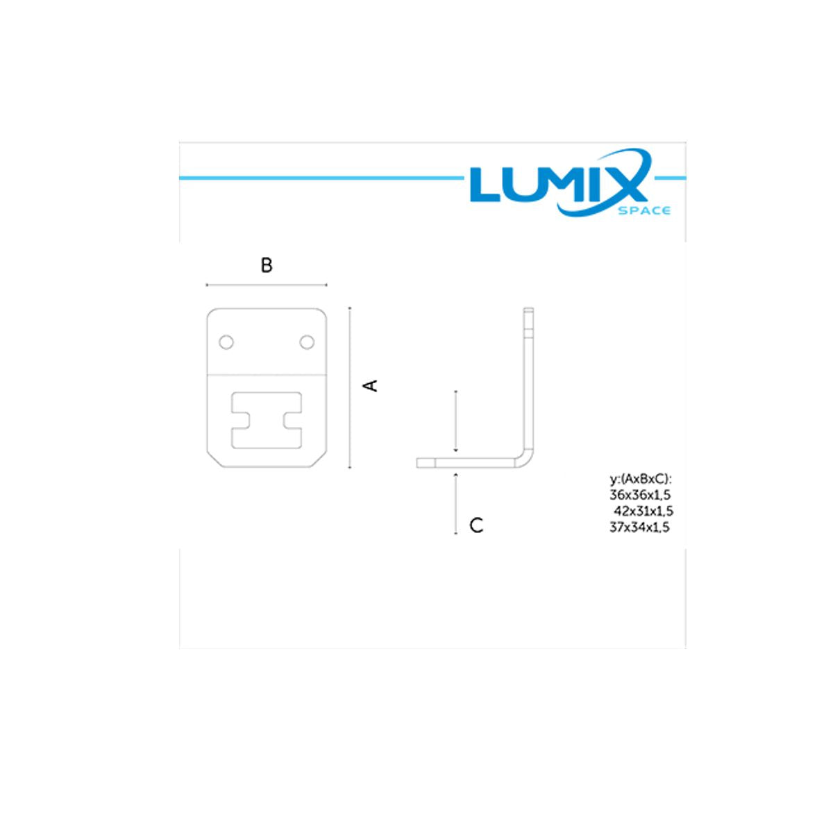 Kit d'encastrement pour lampe de secours IP65