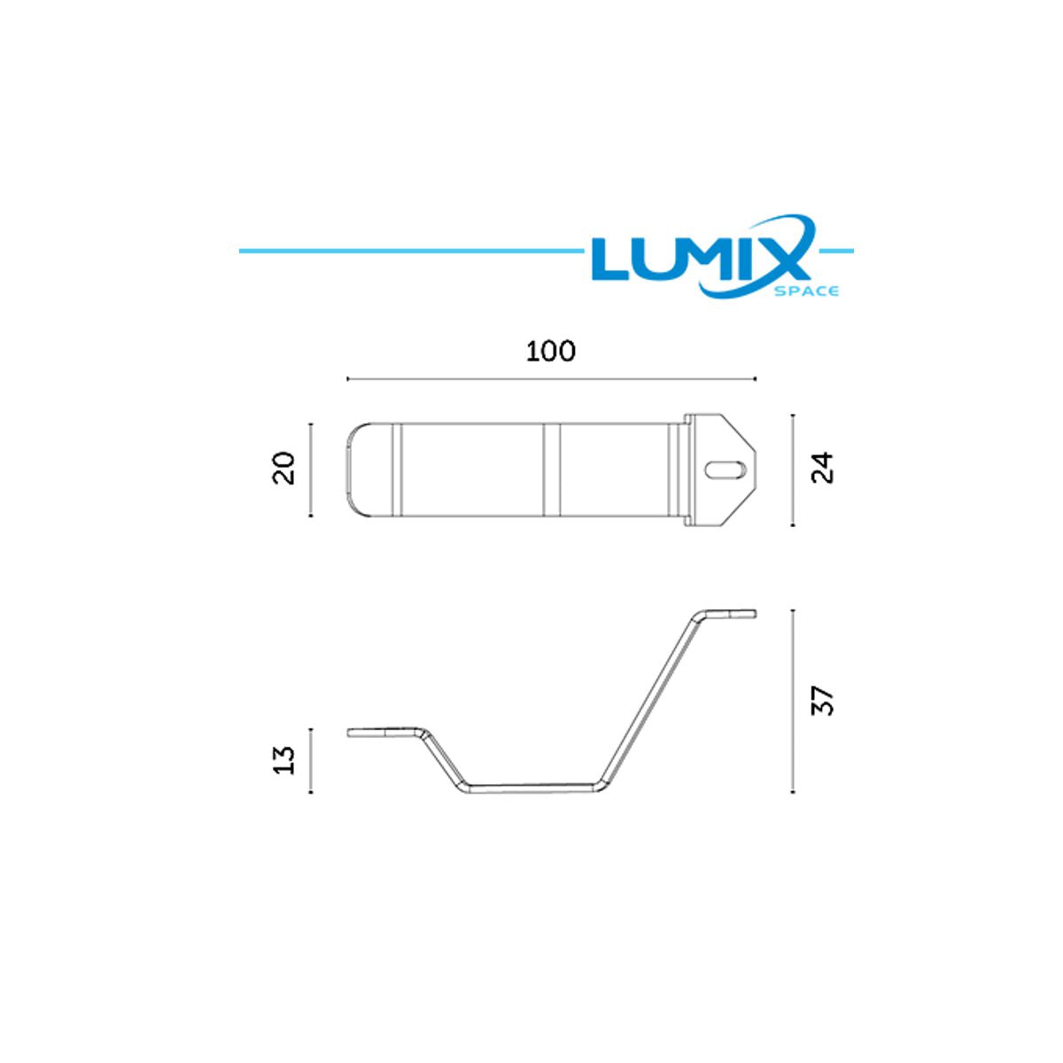 Kit Installazione Controsoffitto per Lampada Emergenza IP40