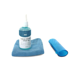 Kit pulizia per televisioni lcd, plasma, monitor pc - soluzione, panno microfibra e pennello - Oniroview