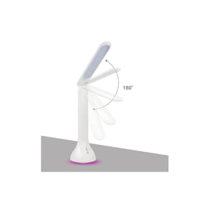 Lampada Led Ricaricabile da Tavolo Interno Lampy Plus Braccio Richiudibile