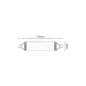 Lampada led r7s 15W 118mm alta potenza 15W 1800 lumen naturale 4000K