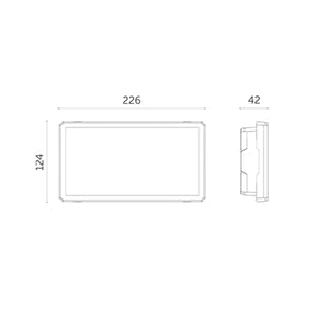 Lampade Emergenza a Parete Led 1W IP65 SE (Sempre Accesa)