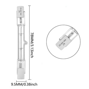 Lampadina Alogena r7s 78mm 80W Lineare Basso Consumo Dimmerabile