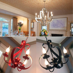 Lampadina Fiamma Colpo di Vento Led E14 4W Smerigliata Luce Calda 2700K