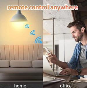 Lampadine Smart Economiche (KIT 10) RGB + Bianco Alexa Compatibili E27 10W LED Dimmerabile Wi-Fi