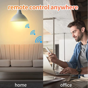 Lampadine Smart Alexa Compatibili Wi-Fi E27 7W 806 Lumen Filamento LED Dimmerabile Bianco caldo