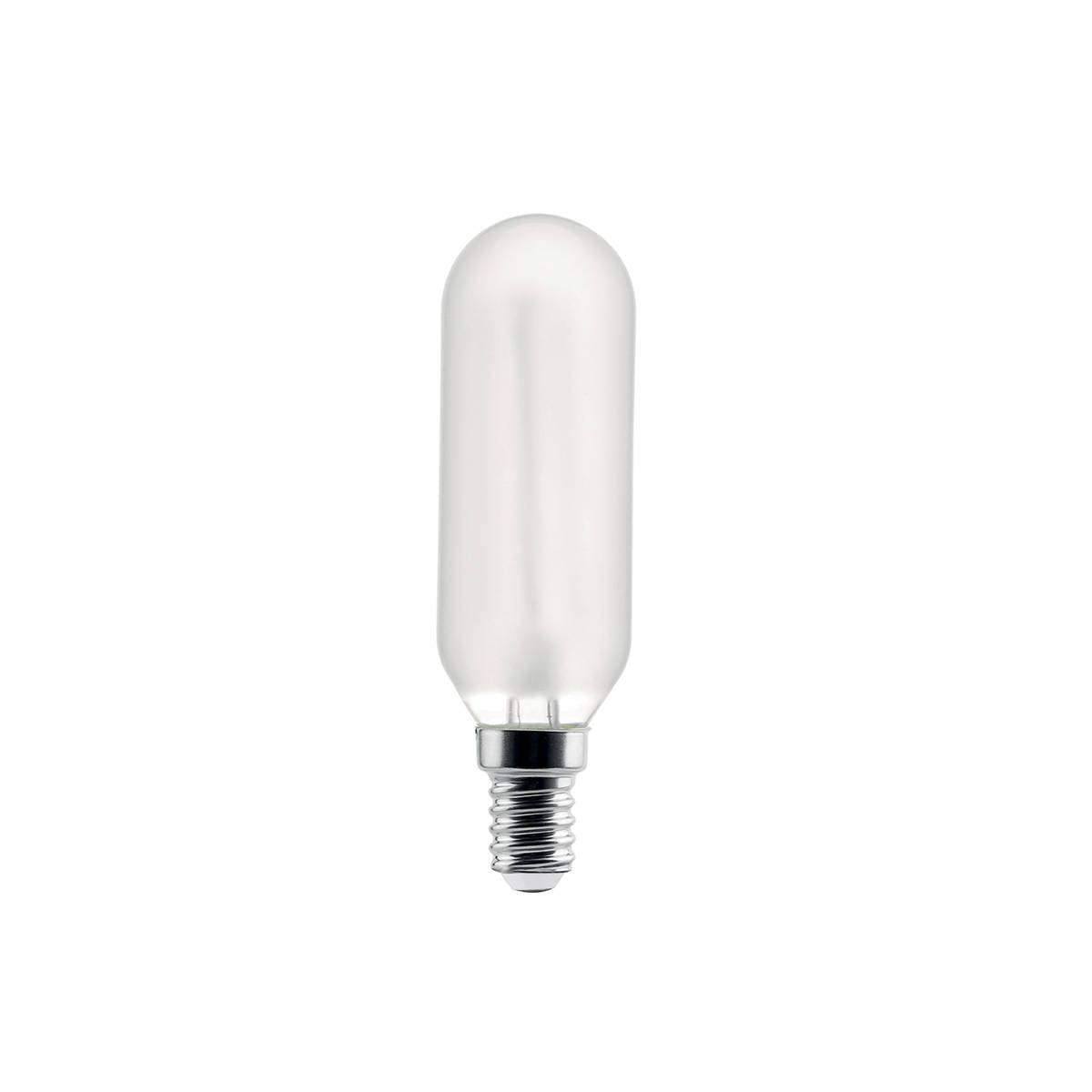 Lampadina Tubolare E14 Filamento Led 7W Satinata, Luce Calda