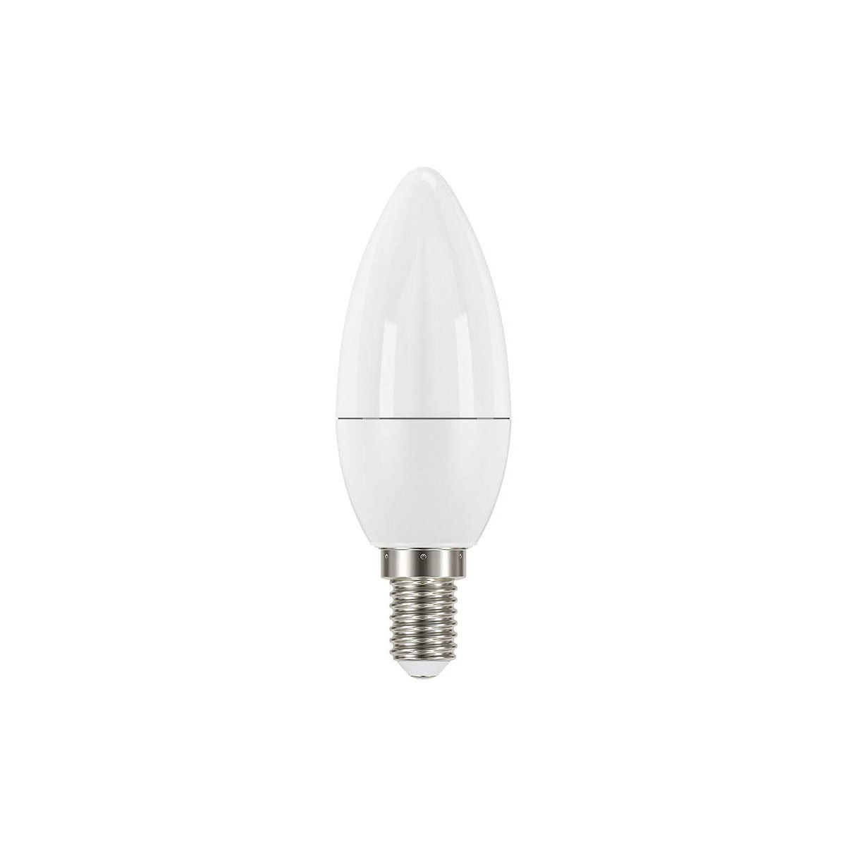 Lampadina led E14 luce calda 6W forma oliva 3000K