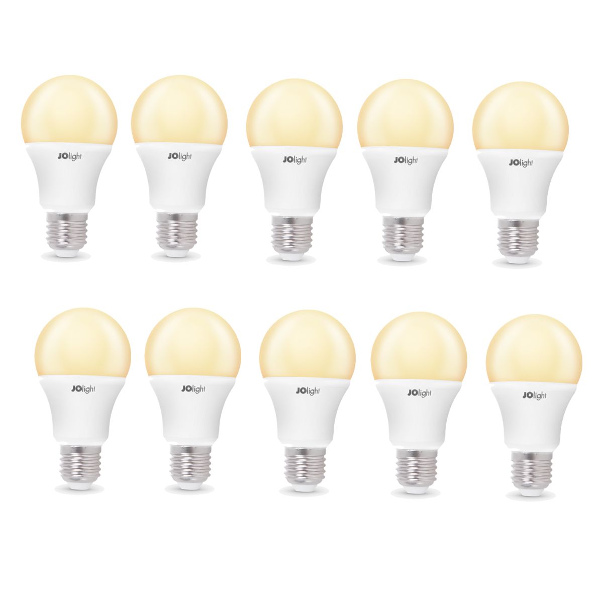 Lampadine Smart Economiche (KIT 10) Alexa Compatibili E27 10W LED Dimmerabile Wi-Fi Luce Caldo