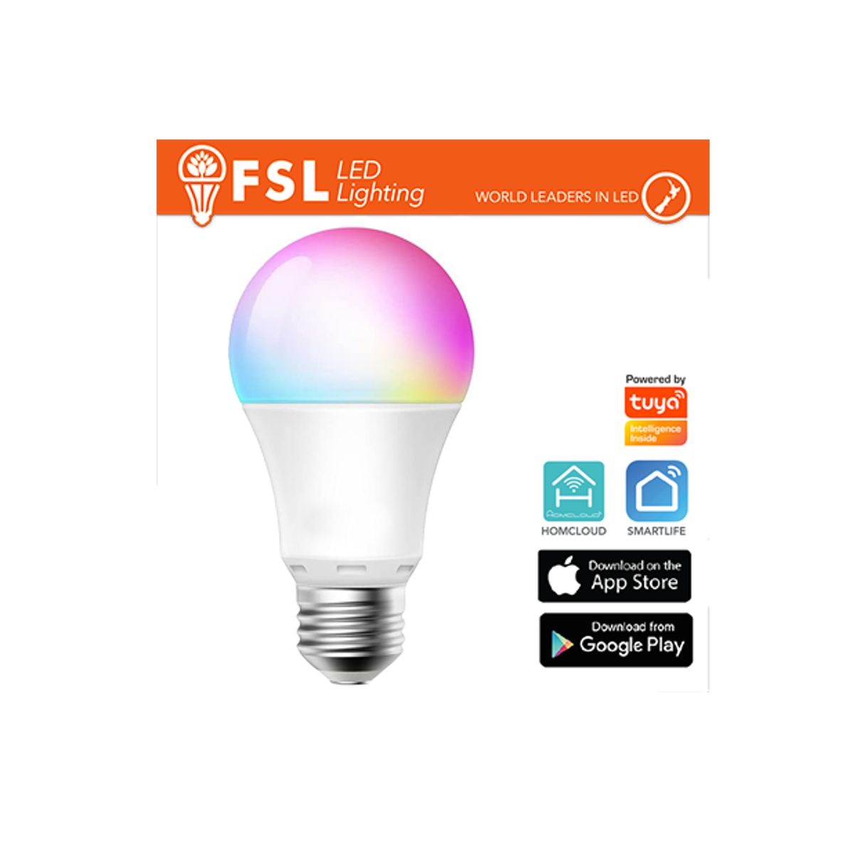 Lampadine Smart Economiche (KIT 10) RGB + Bianco Alexa Compatibili E27 10W LED Dimmerabile Wi-Fi