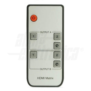 Matrice hdmi 2.0 2 ingressi 2 uscite 4K 60hz 18 Gbps HDCP 2.2 compatibile HDR ACR EDID