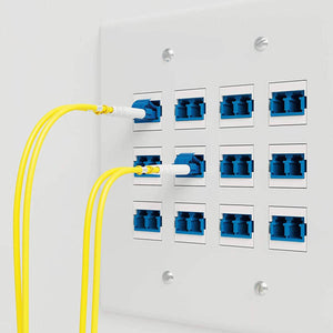 Modulo keystone fibra ottica LC - LC giunto