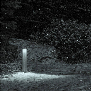 Paletto Giardino Led Integrato 7W Luca Calda IP54 Antracite, Altezza 45cm