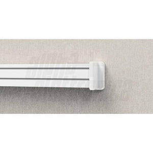 Pannello in alluminio 1,5mt per montaggio parete scrivania - altezza fissa per sistemi SlatWall max 40kg