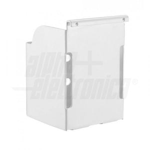 Porta penne e matite in acciaio per pannelli slatwall colore bianco - Oniroview