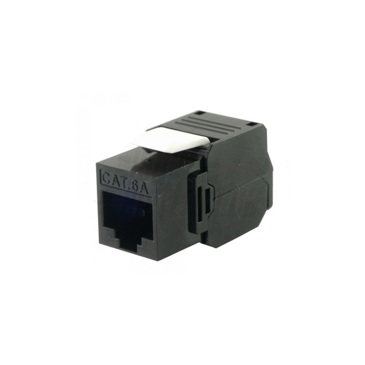 Presa RJ45 Frutto Keystone cat.6a utp Crimpaggio Senza Attrezzi Colore Nero
