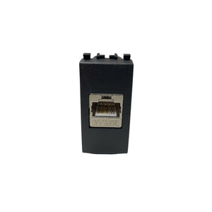 Presa RJ45 Vimar Arke FTP Compatibile Frutto Schermato Cat.6A Colore Nero