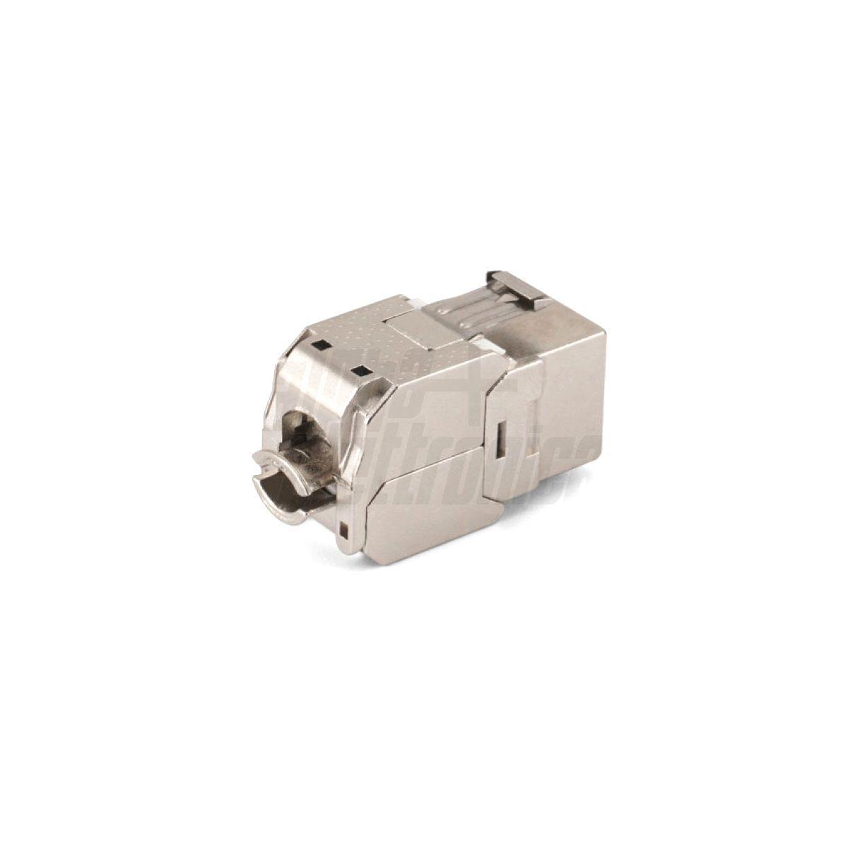 Presa RJ45 frutto keystone metallo cat.6a ftp schermata connessione senza utensile tool-less - Oniroview