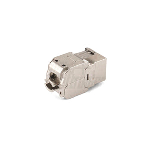 Presa RJ45 frutto keystone metallo cat.6a ftp schermata connessione senza utensile tool-less - Oniroview