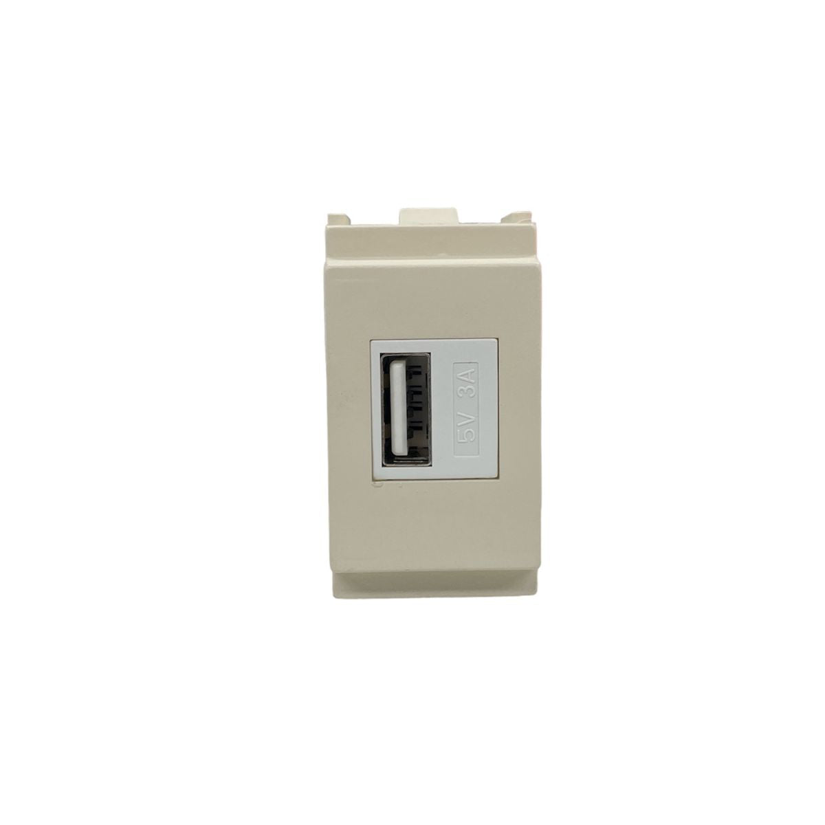 Presa USB Vimar Idea 5V 3A 15W Compatibile Vimar 16368 1 Modulo, Bianco