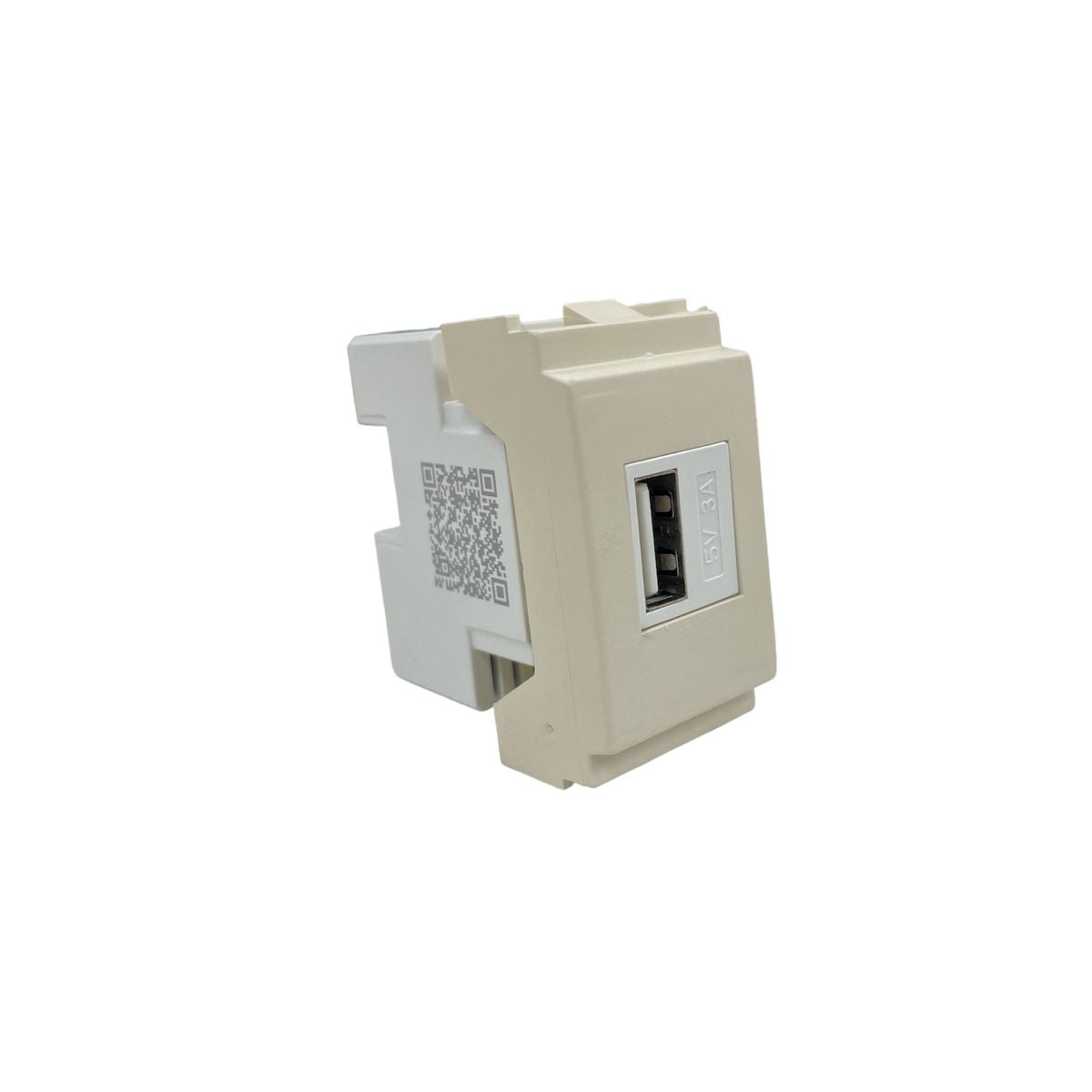Presa USB Vimar Idea 5V 3A 15W Compatibile Vimar 16368 1 Modulo, Bianco
