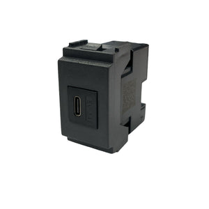 Presa USB Vimar Idea Tipo C da Muro 5V 3A 18W Carica Rapida Compatibile Vimar 16368 Grigio