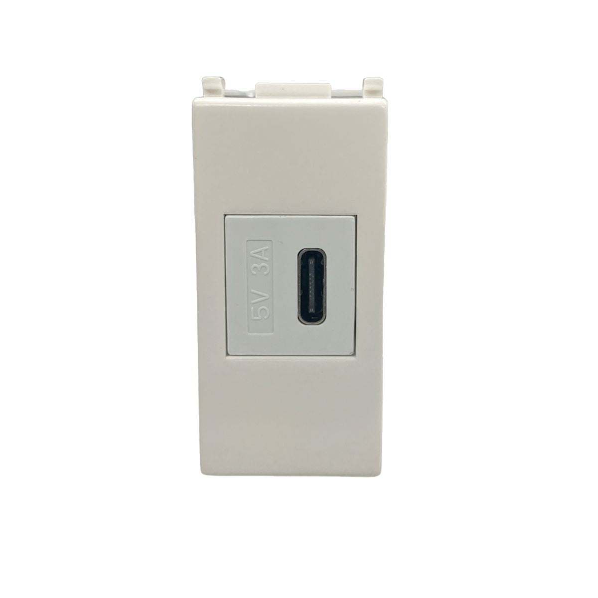 Presa USB Vimar Plana C 5V 3A 18W Compatibile Plana 14298 1 Modulo, Bianco
