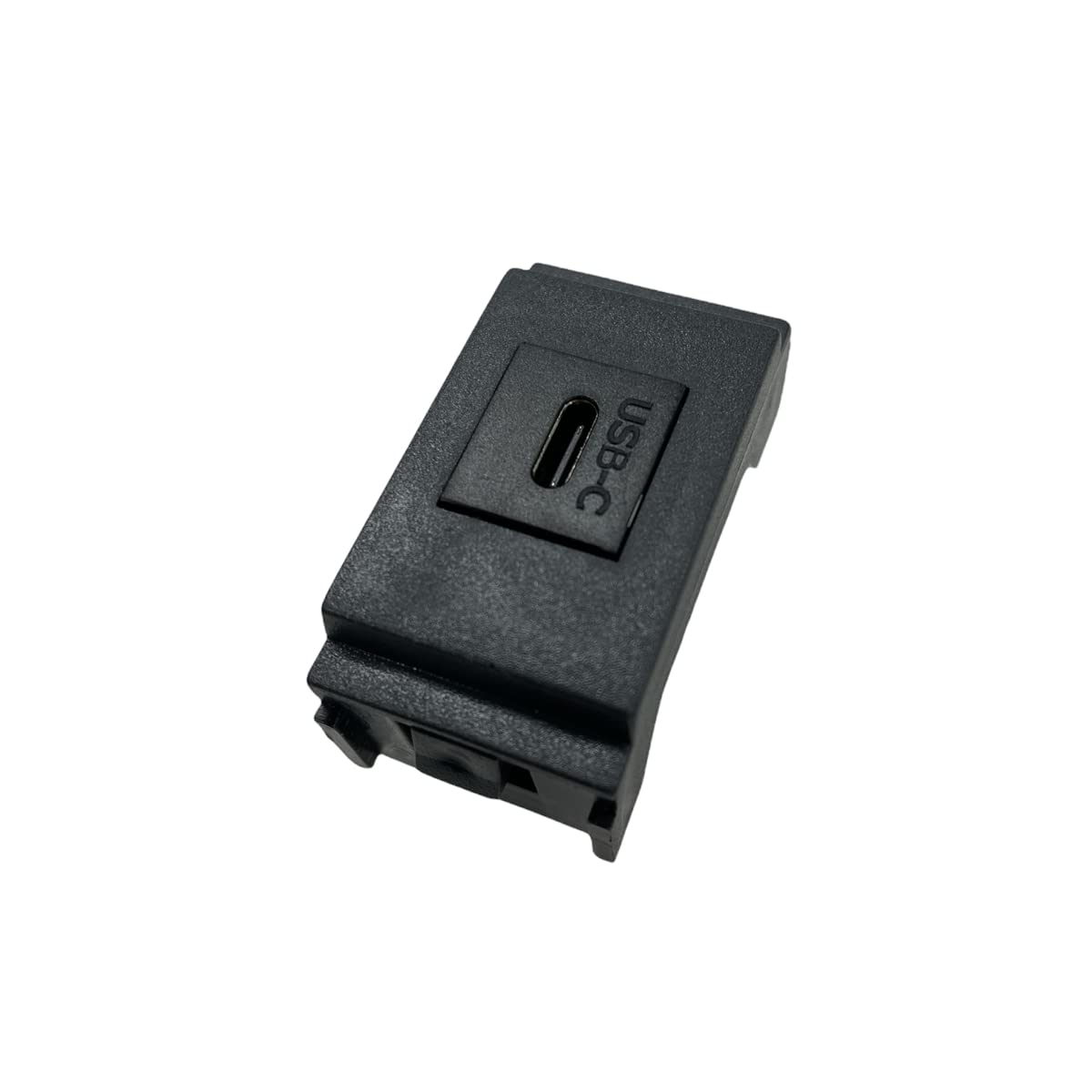 Presa USB a Muro Tipo C Giunzione USB-C Compatibile per Vimar Idea, Colore Nero