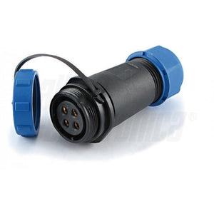 Presa Volante impermeabile quattro poli IP68 stagno 30A 500V SP21 volante Weipu