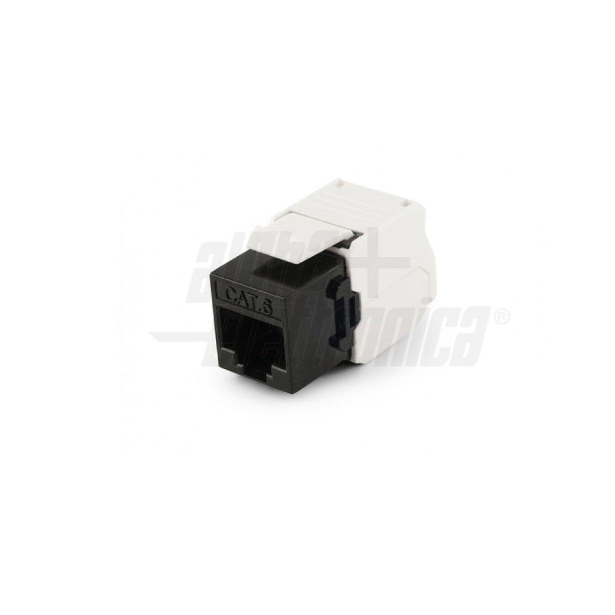 Modulo keystone Presa RJ45 colore nero cat.6 utp non schermata innesto toolless - Oniroview