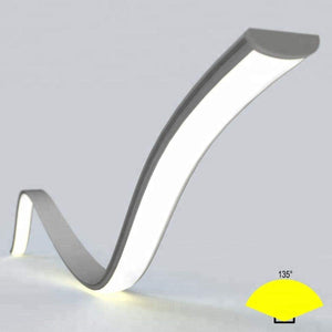 Graffetta di Fissaggio per Profilo Led Flessibile Alluminio Curvo