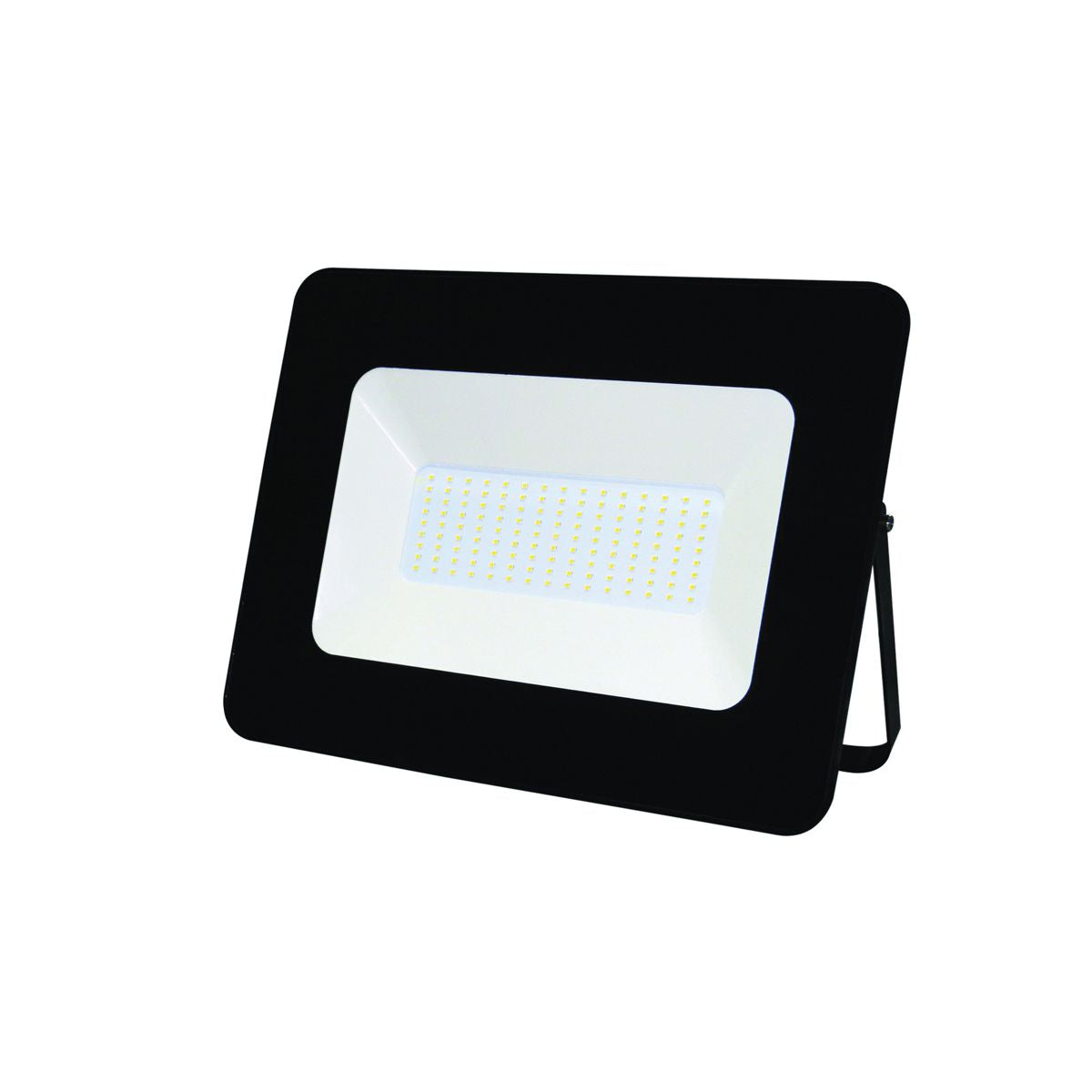 Proiettore Led 100W Naturale 4000K Parete IP65 9000 Lumen Corpo Colore Nero