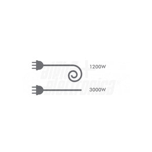 Prolunga Elettrica Avvolgibile 10mt Spina 16A 4 Prese Trivalenti 10/16A