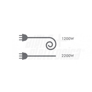 Prolunga Elettrica Avvolgibile 5mt Spina 16A 2 Prese Bivalenti 10/16A