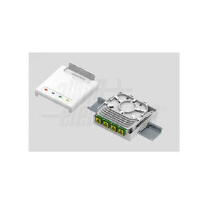 Terminazione Fibra Ottica di Appartamento Scatola Parete Barra Din 4 porte