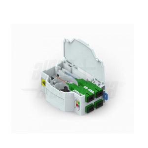 Scatola di Terminazione Ottica di Appartamento - 4 porte - Barra Din