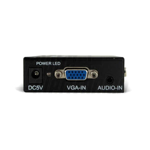 Sdoppiatore vga attivo splitter 2 uscite, 1 ingresso + audio amplificato alimentatore incluso - Oniroview