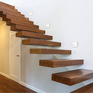 Faretto Led Segnapasso Scatola 503 Interno Esterno 2W Asimmetrico 3000K IP65 230V