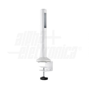 Set di 2 colonne in acciaio per montaggio su scrivania per pannello sistema SlatWall - Con morsetto