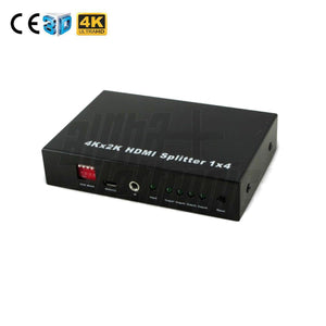 Splitter hdmi 4 uscite attivo 4K 30hz3D con supporto infrarossi IR idoneo per centri scommesse e commerciali - Oniroview