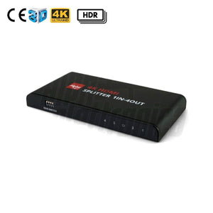 Splitter hdmi 4 uscite attivo 4K 60hzHDR compatibile con smart EDID, senza scaler per centri scommesse, videosorveglianza - Oniroview