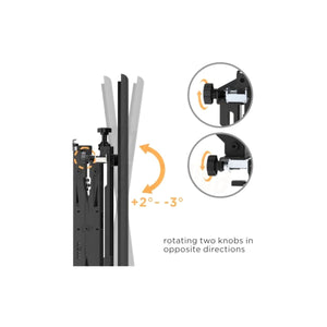 Staffa VideoWall Estensibile per Monitor 45 - 70 Pollici 70kg Vesa 600x400