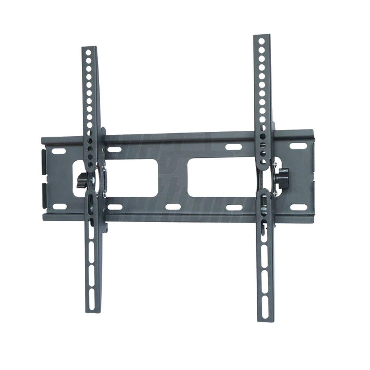 Staffa per televisione slim da muro 23 - 55 pollici inclinabile serie premium acciaio vesa 400 con bolla livello - Oniroview