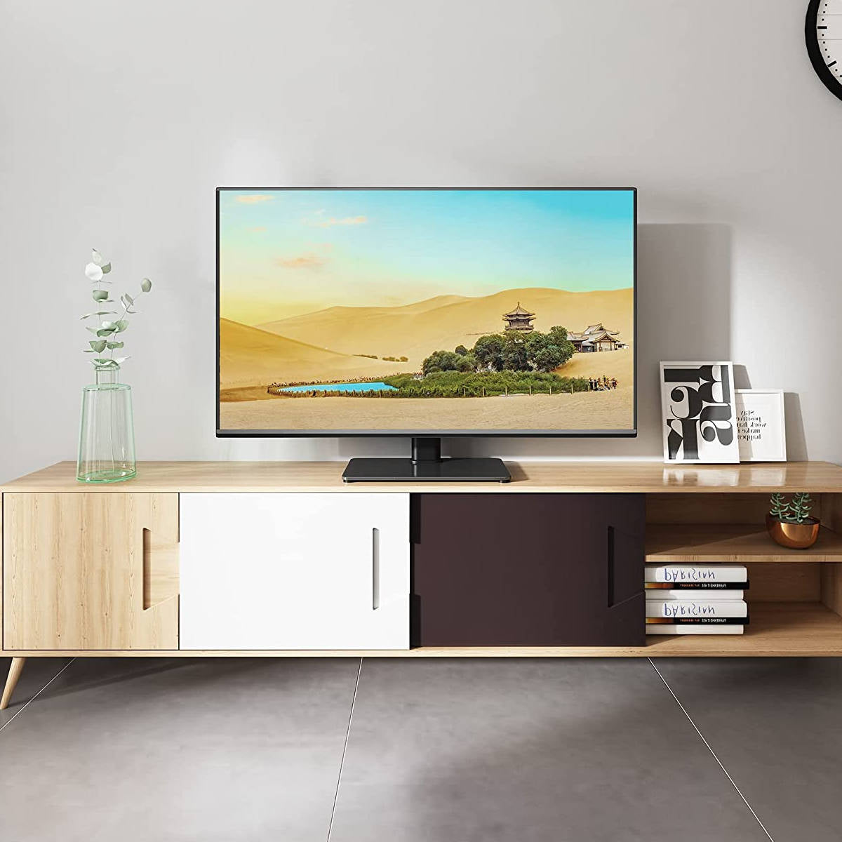 Supporto TV da Tavolo 32 - 55 Pollici Base in Vetro VESA 400 x 400, 40KG