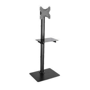 Supporto da pavimento con mensola in vetro per tv 23 - 42 pollici, peso 25kg - Oniroview