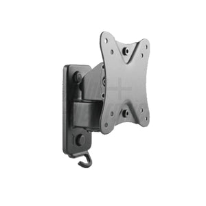 Supporto tv da muro orientabile 13 - 27 pollici acciaio vesa 100 portata 20kg easyclick - Oniroview