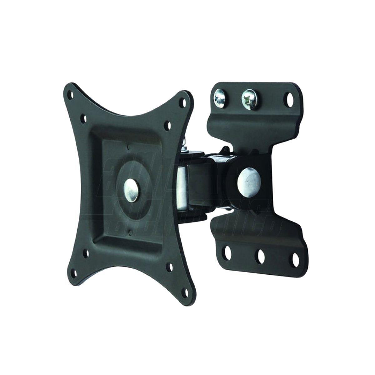 Supporto tv da muro orientabile 13 - 30 pollici acciaio vesa 100, rotazione pivot 360°portata 15kg eco - Oniroview