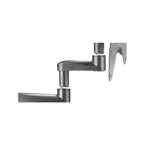 Supporto tv da muro orientabile 180° 13 - 27 pollici 3 snodi acciaio vesa 100 portata 20kg easyclick - Oniroview